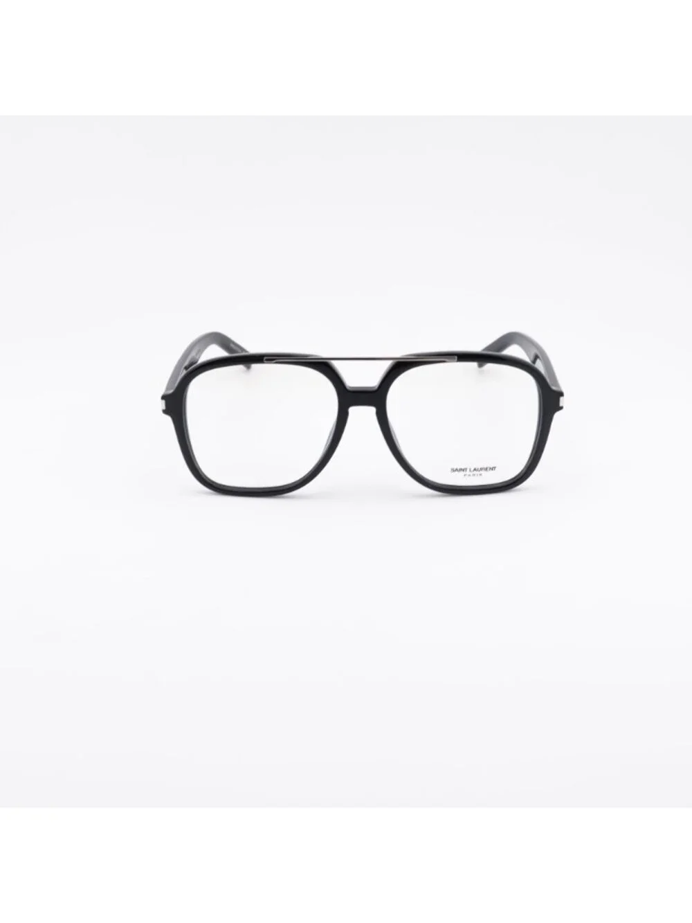 Saint Laurent SL545 OPT 001 Eyeglasses Shiny Black 58mm Square Frame